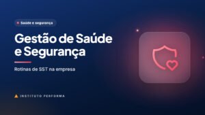 Capa do curso Gestão de Saúde e Segurança